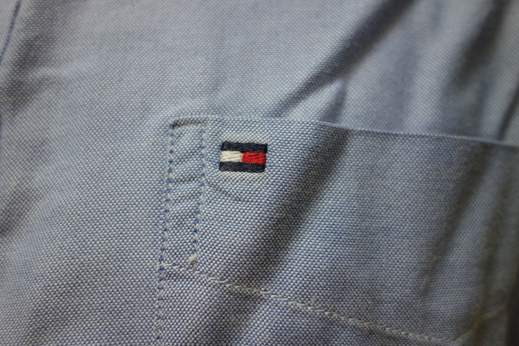 EK0340 Herren Hemd von Tommy Hilfiger, GR M (39) blau1