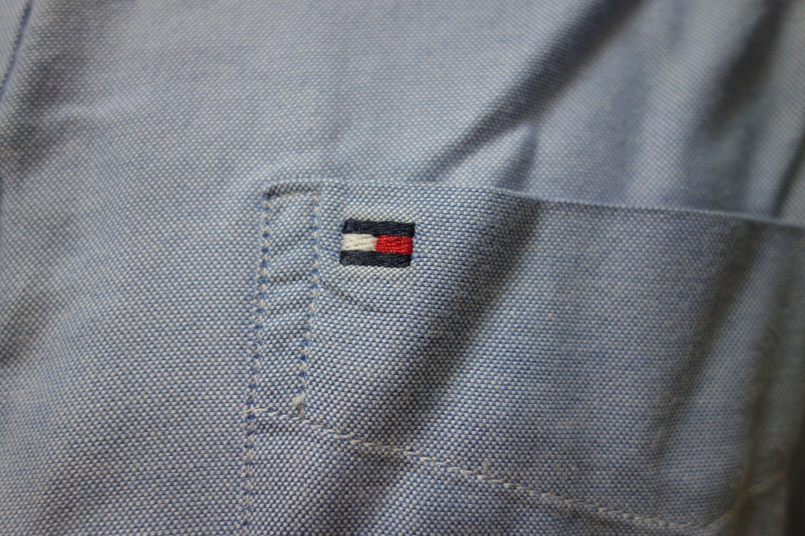 EK0340 Herren Hemd von Tommy Hilfiger, GR M (39) blau1