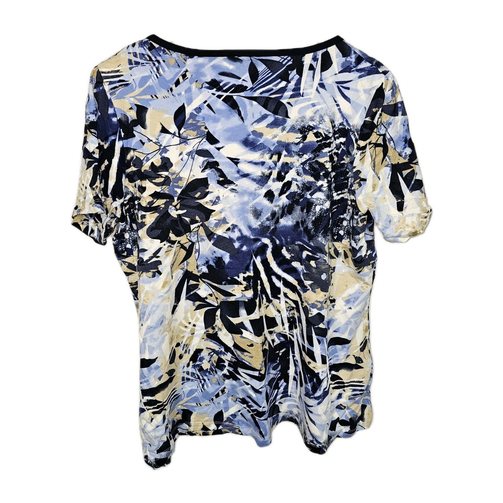 EK8103 Damen T-Shirt von C&A, blau, Gr.483