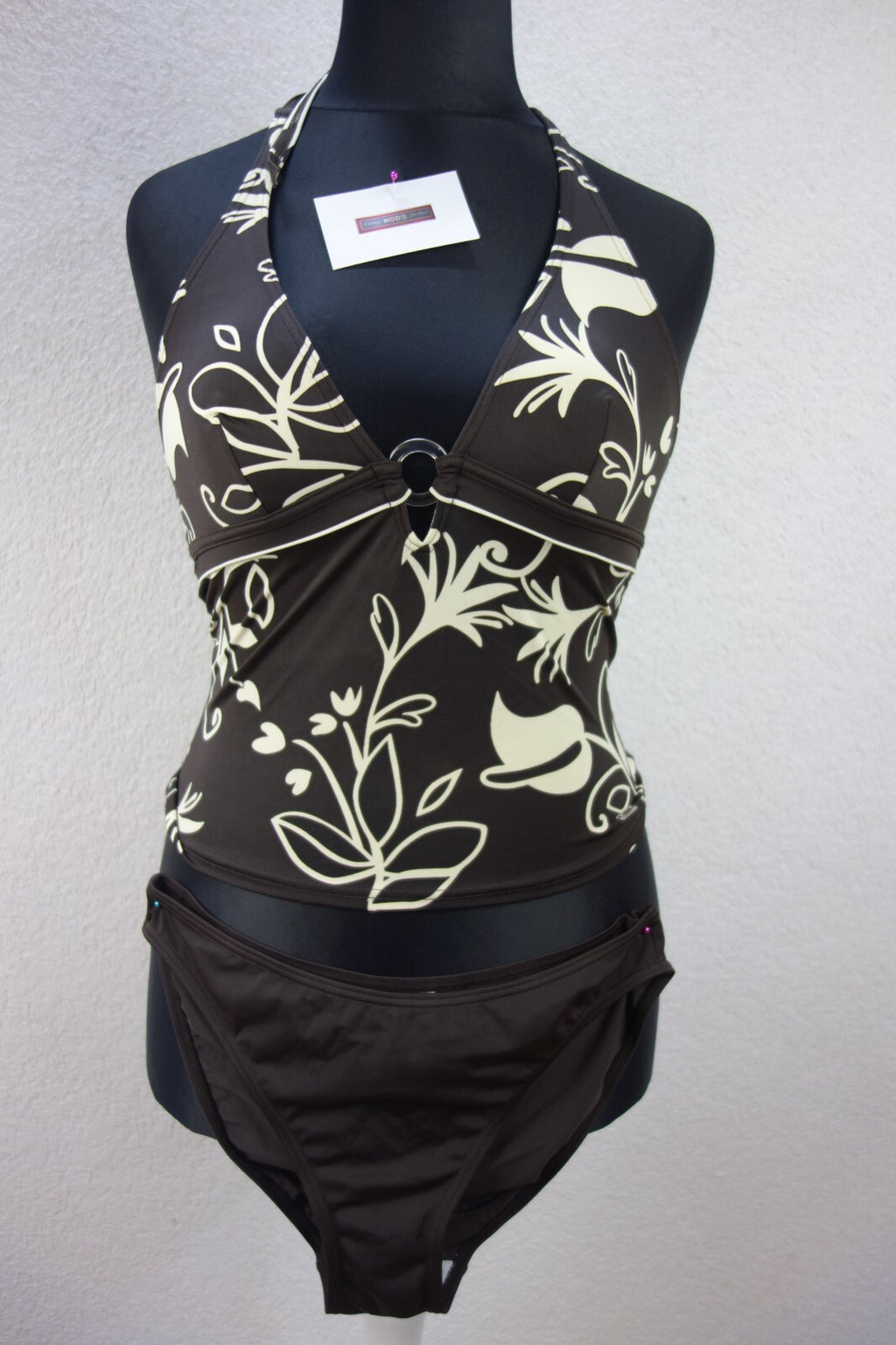 EK4021 Damen Tankini von etirel, braun/beige, Gr. 400