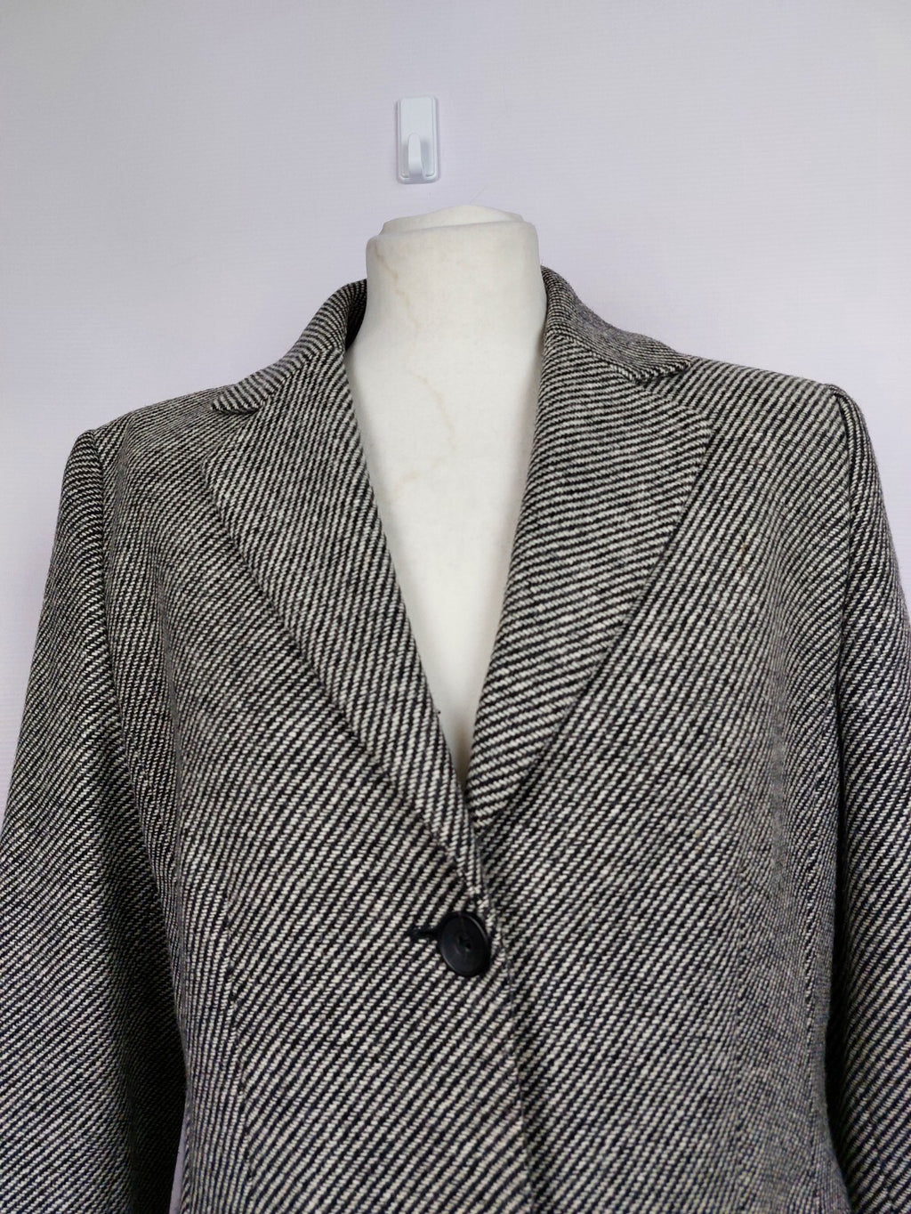 EK3371 Damen Blazer von Jake´s, schwarz/weiß, Gr. 402