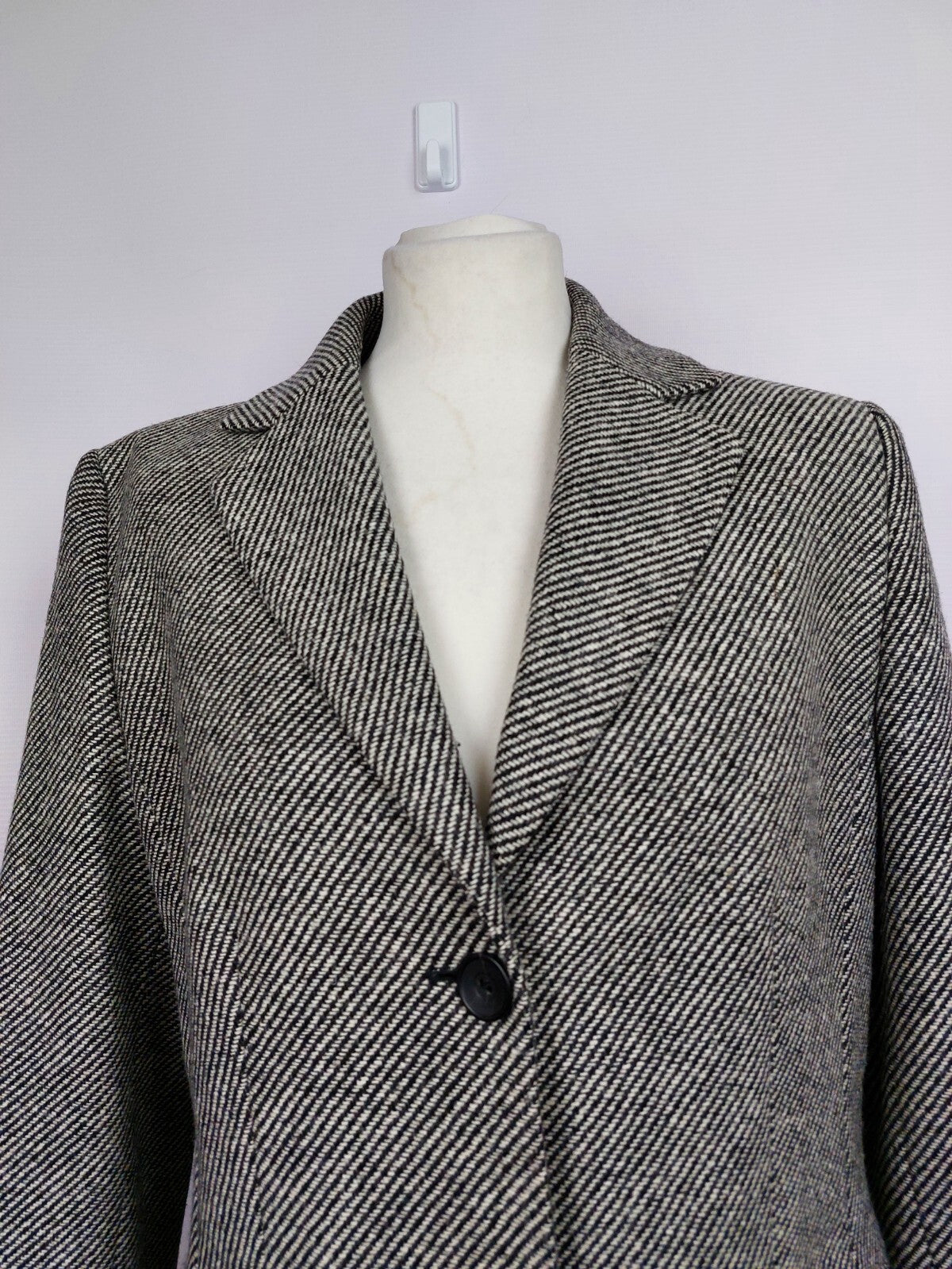 EK3371 Damen Blazer von Jake´s, schwarz/weiß, Gr. 402
