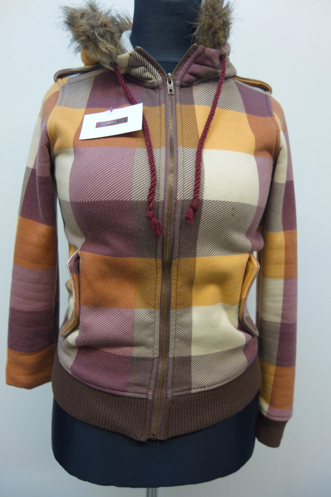 EK2905 Damen Jacke von Billa Bong, kariert, Gr. S0