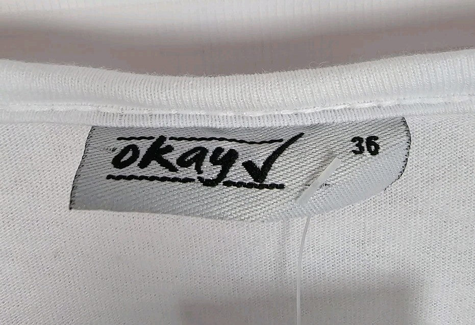 EK10410 Damen T-Shirt Okay Gr.36 Weiß1