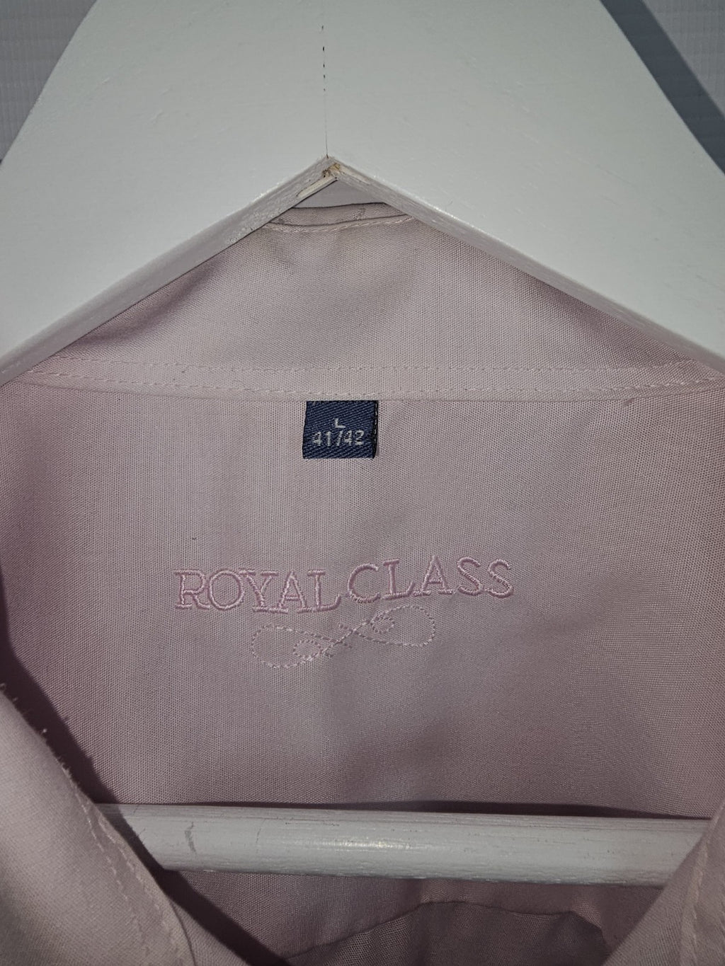 EK7690 Herren Hemd von Royalclass, Rosa, Gr.L3