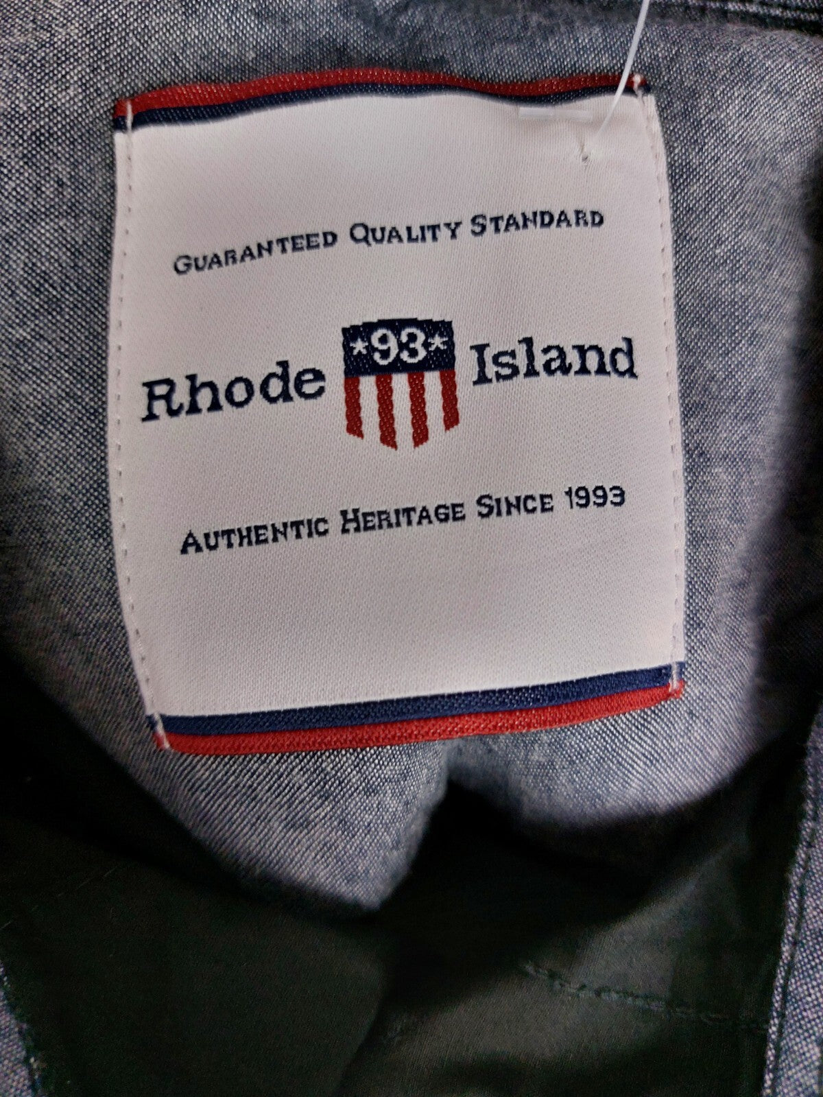 EK5165 Schwarzes Hemd von Rhode Island für Herren, Gr. L5