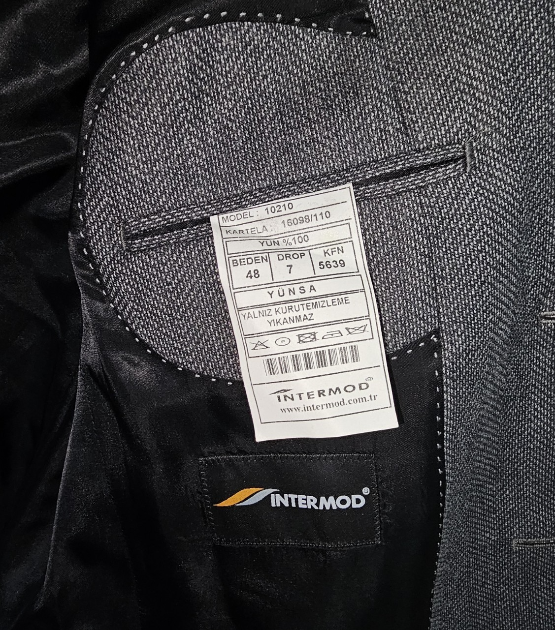 EK7709 Herren Jackett von Intetmod, grau, Gr.482