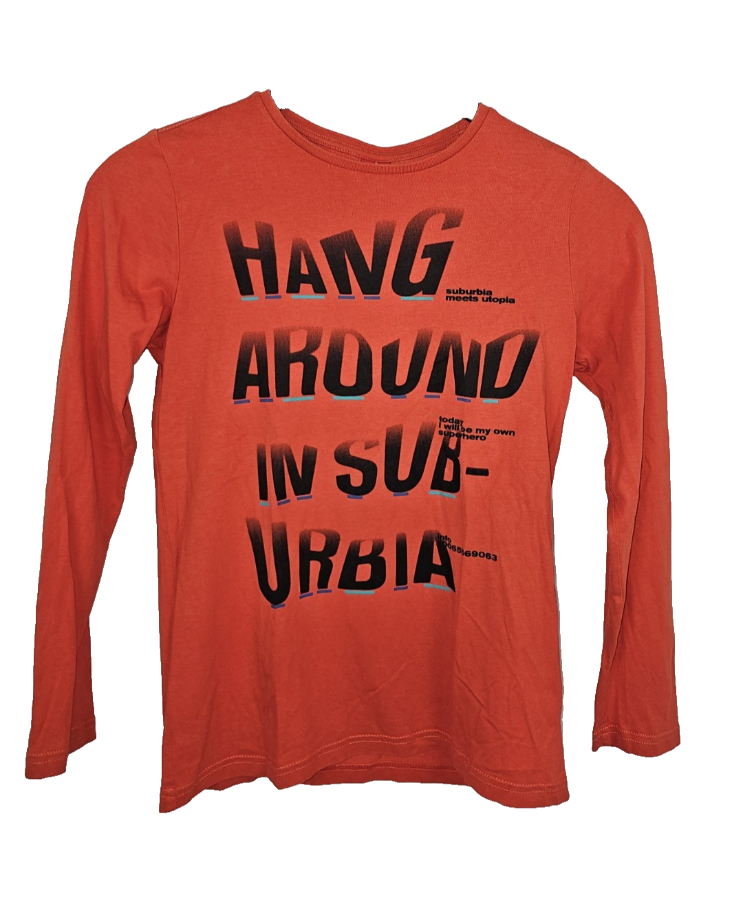 EK4241 Jungen Sweatshirt von S.Oliver, Orange, Gr. 1520