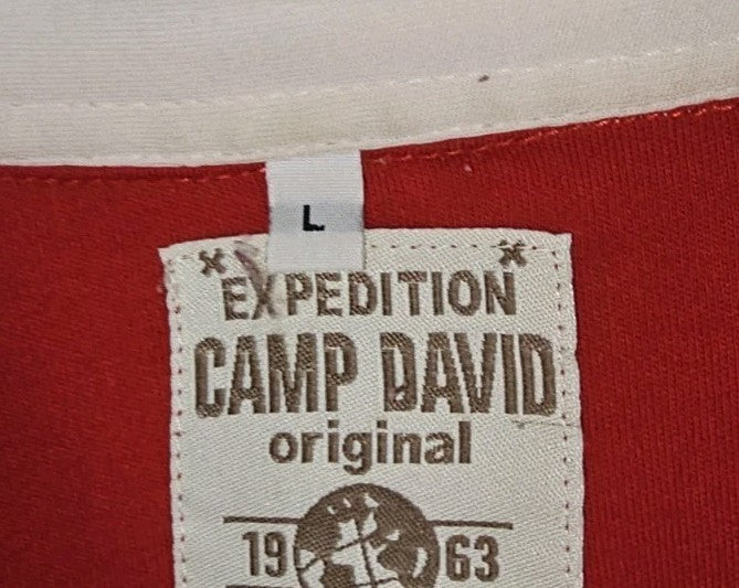 EK11274 Herren Poloshirt von Camp David, Rot, Gr. L2