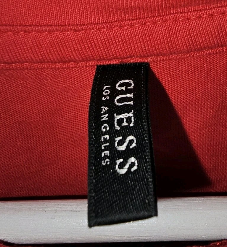 EK10271 Damen T-Shirt von Guess, rot, Gr.S1