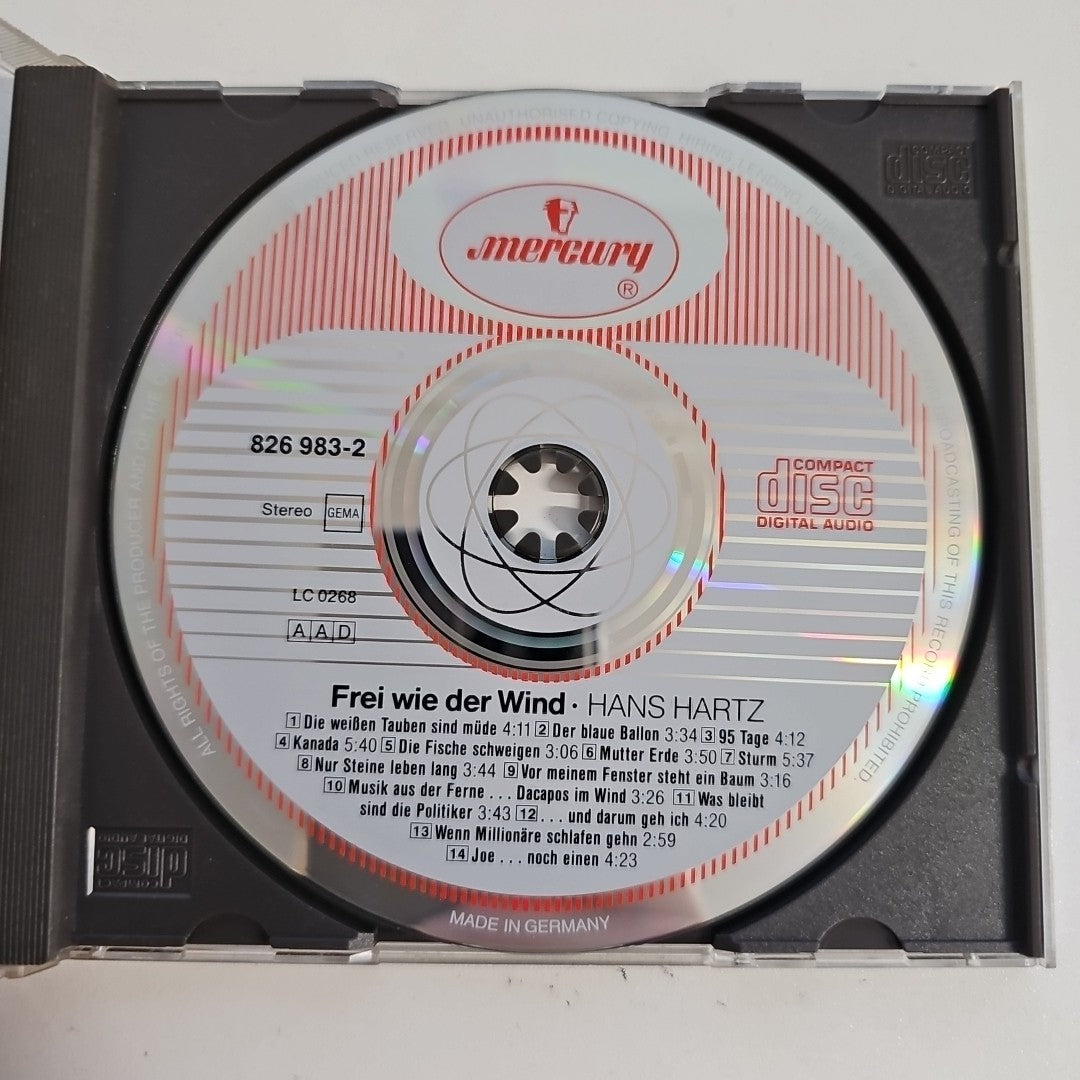 EB3172 Frei Wie Der Wind (Die Balladen) von Hans Hartz  (CD, 1986)1