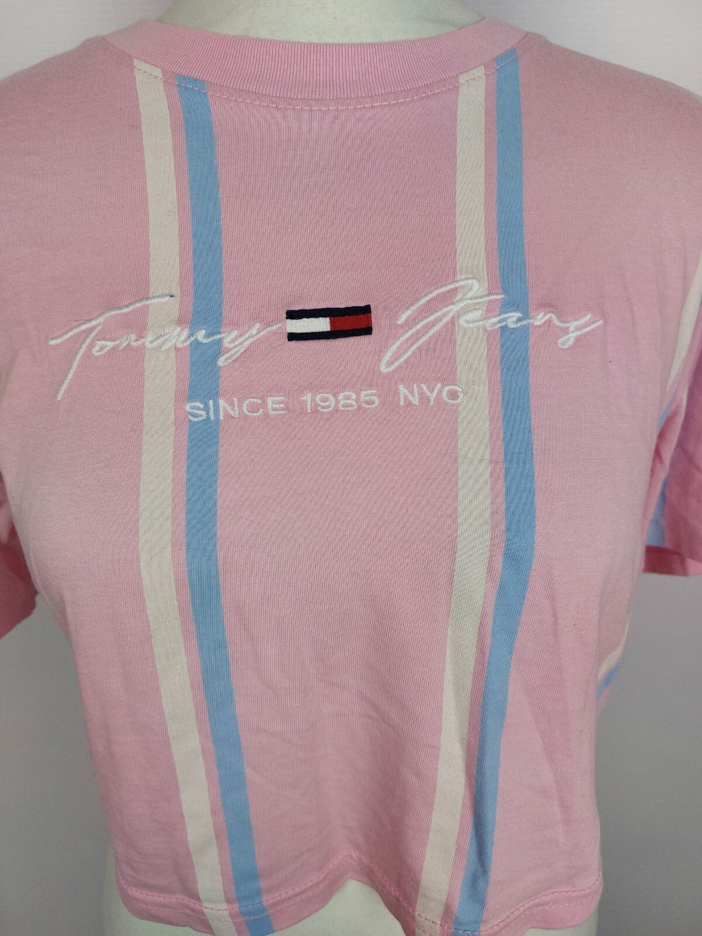 EK2688 Damen T-Shirt von Tommy Jeans, rosa, Gr. S1