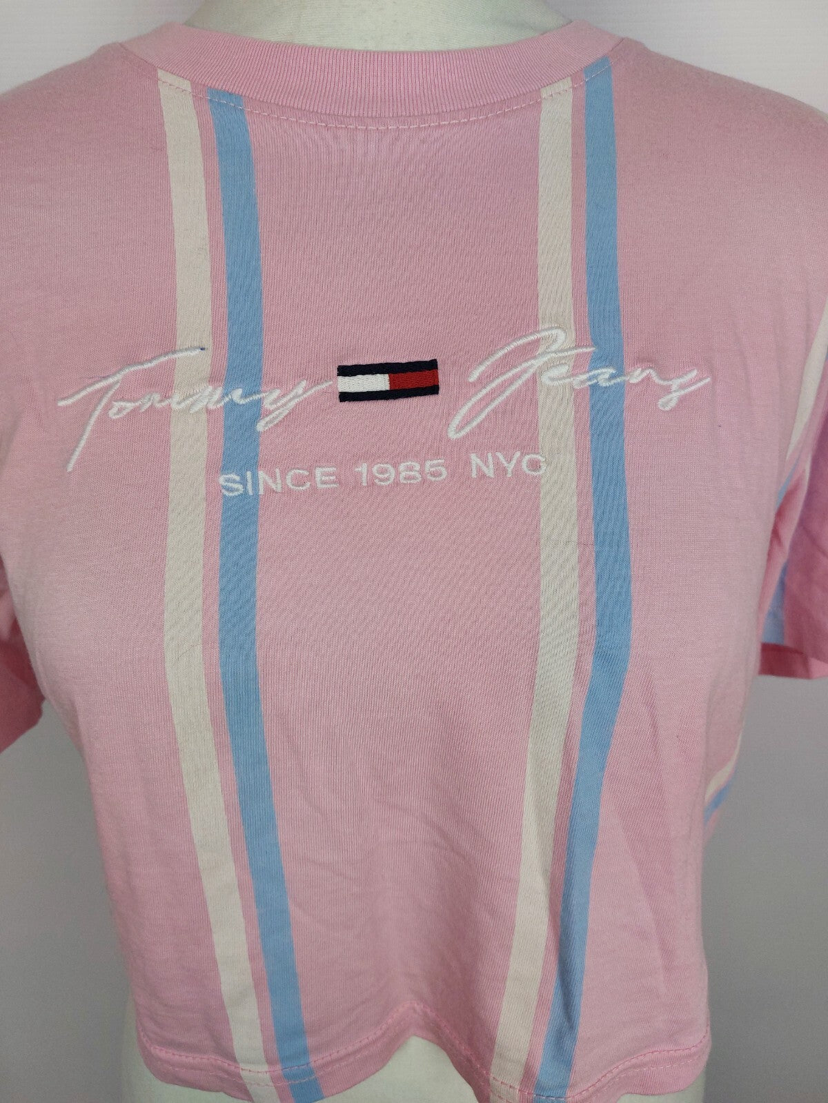 EK2688 Damen T-Shirt von Tommy Jeans, rosa, Gr. S1