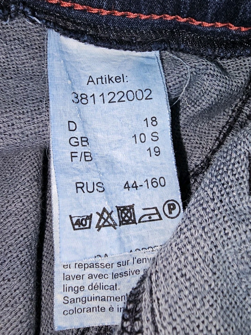 EK9937 Damen Jeans von Sarah Kern, blau, Gr.184