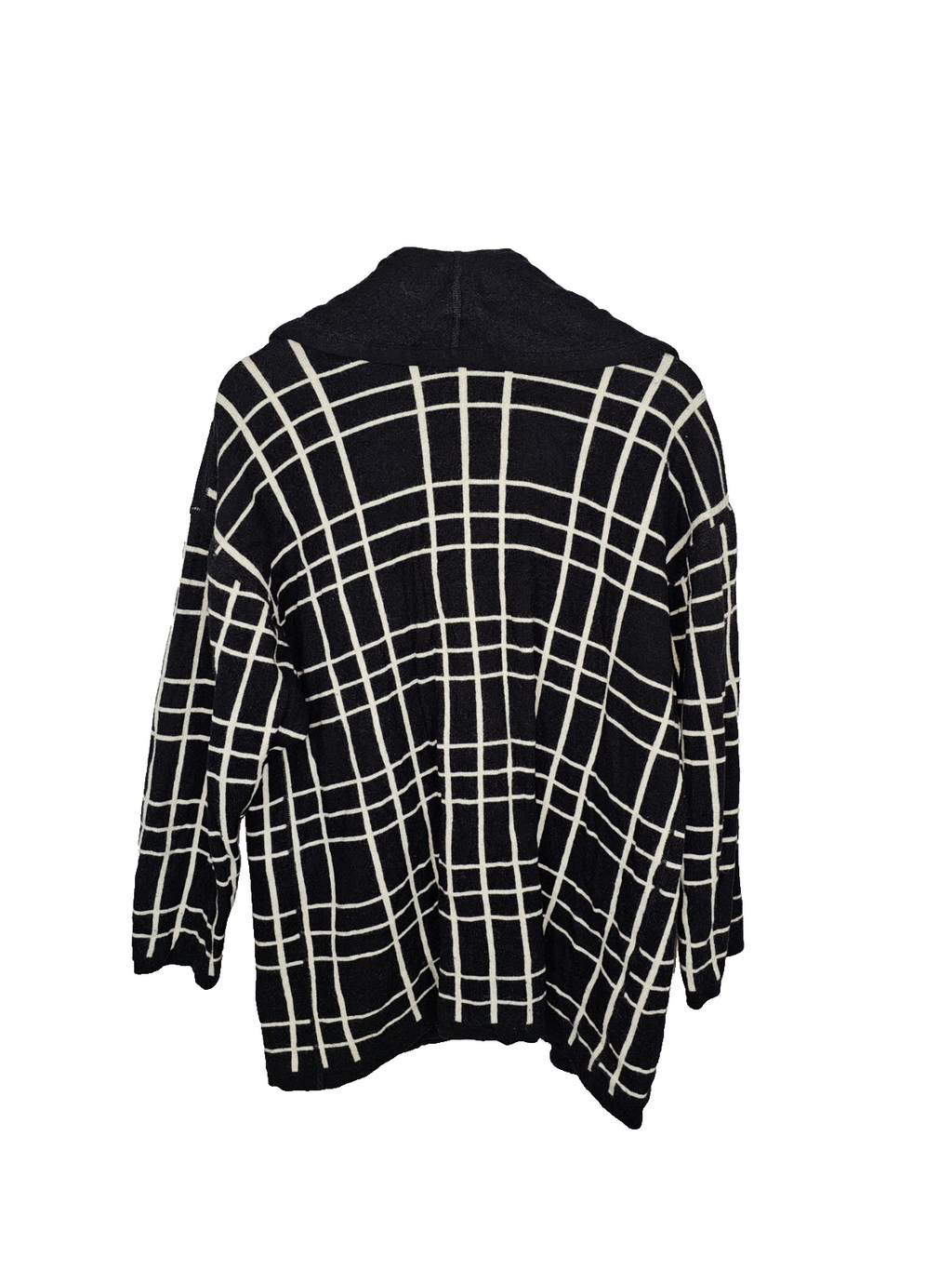 EK7183 Damen Strickjacke von Marccain, Schwarz/Weiß, Gr.523