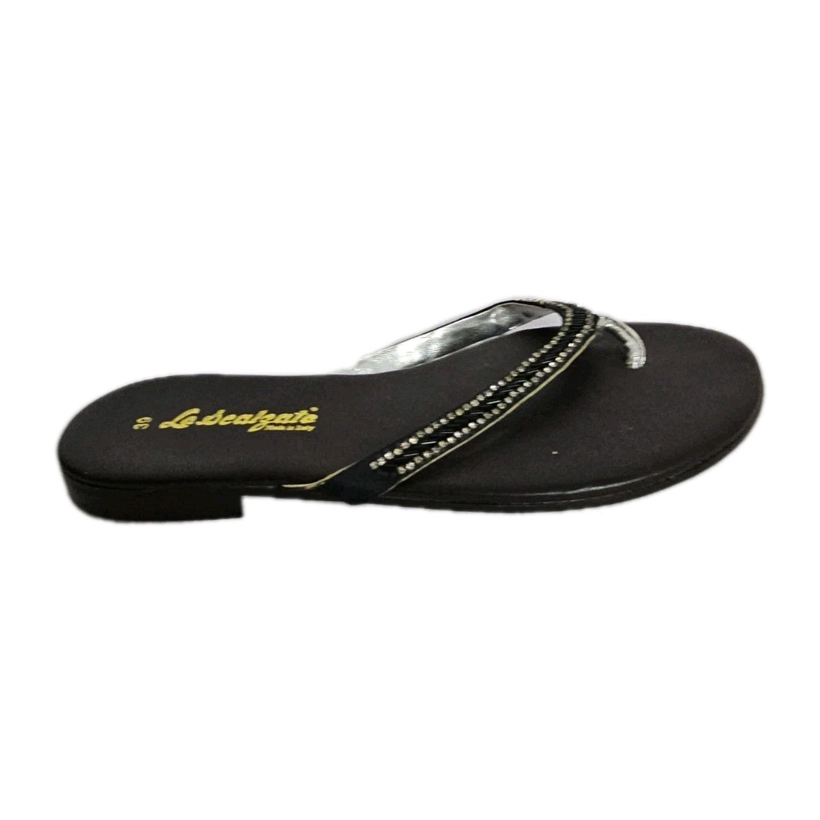 ES893 Damen Flip Flops von Lo Scalzate, Schwarz, Gr.392