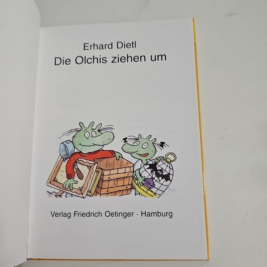 EB1910 Erhard Dietl Die Olchis ziehen um(Mängelexemplar)1