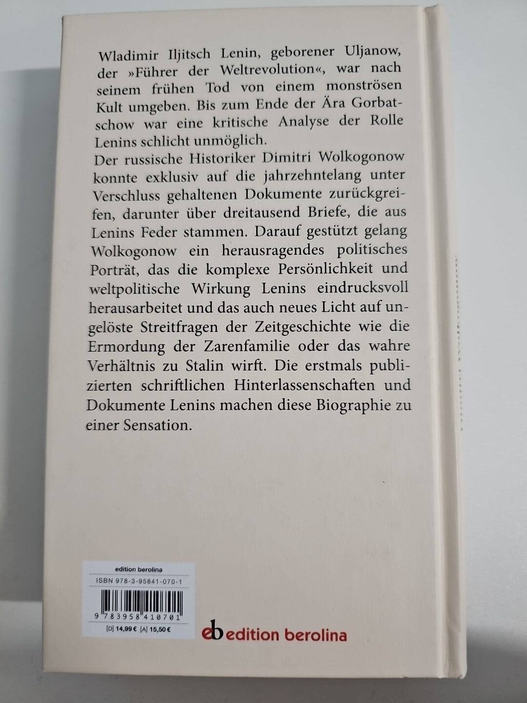 EB862 Lenin von Wolkogonow, Dimitri 1