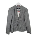 EK9086 Damen Blazer von Kenny S., Schwarz/Weiß, Gr. 400