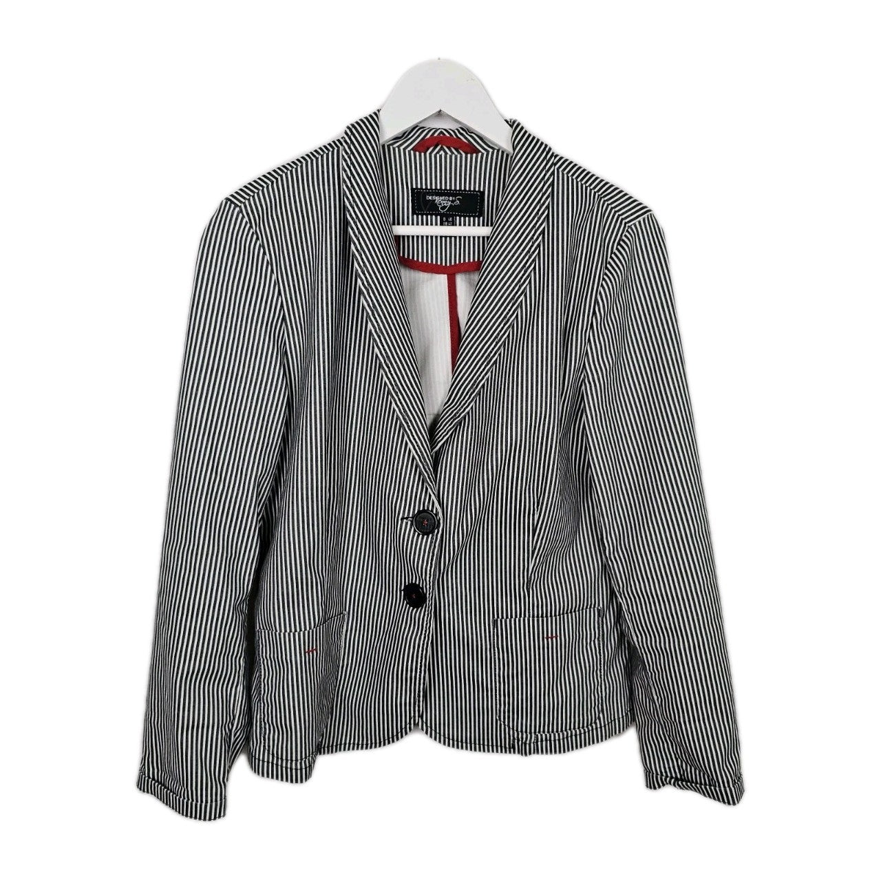 EK9086 Damen Blazer von Kenny S., Schwarz/Weiß, Gr. 400