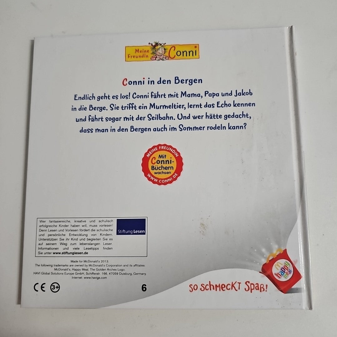 EB2165 Meine Freundin Conni in den Bergen Sonderausgabe HappyMeal Antolin1