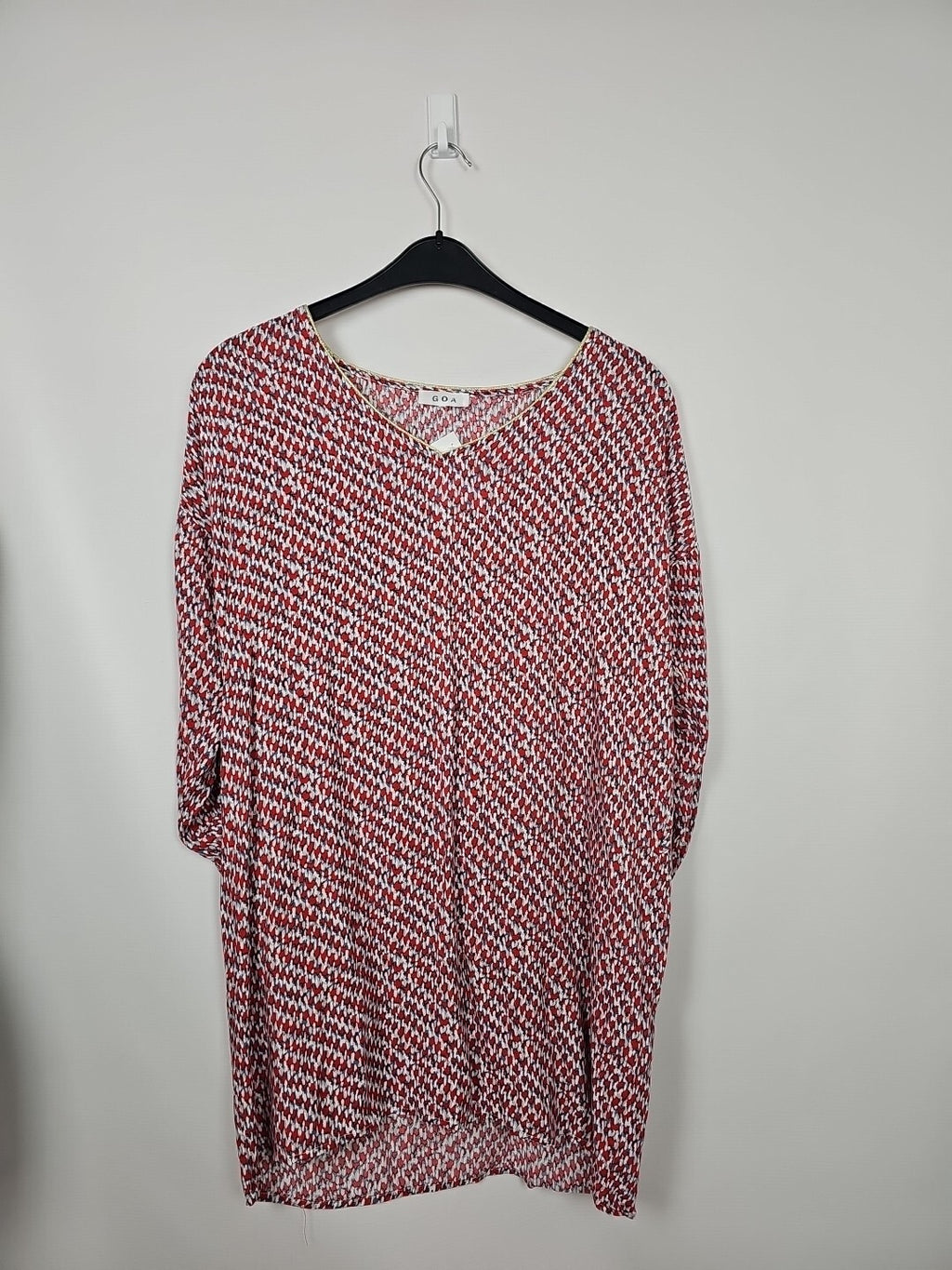 EK1002 Damen Bluse von GOA, Rot, Gr.L0