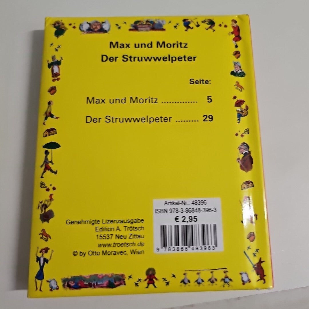 EB1916 Max und Moritz / Struwwelpeter von Edition A. Trötsch | Buch Zustand gut3