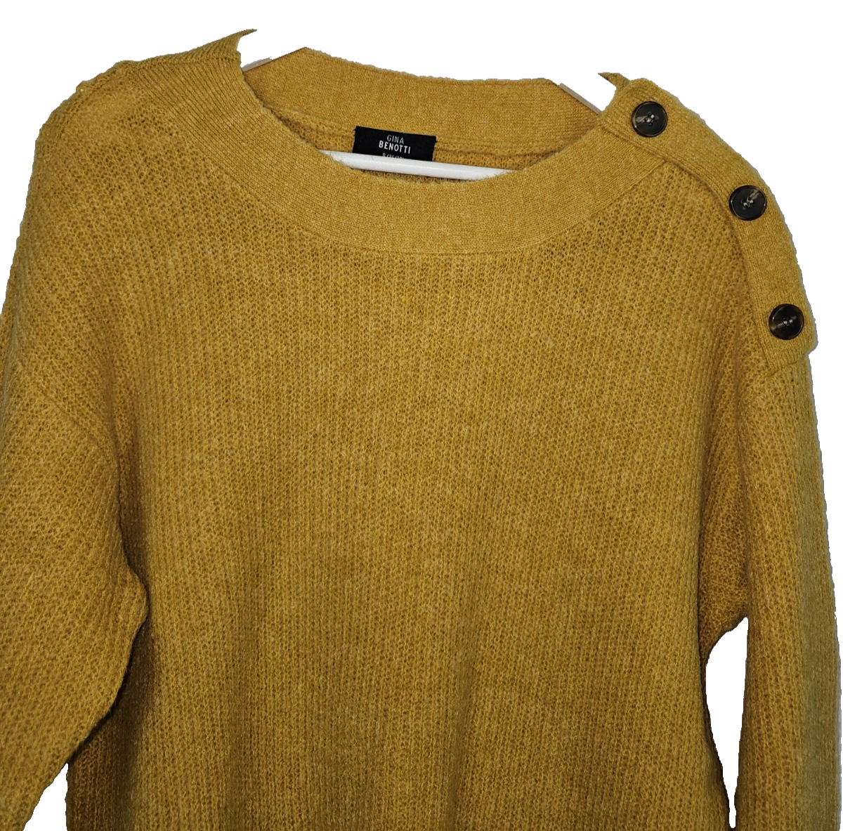 EK7788 Damen Pullover von Gina Benotti, gelb, Gr.S (36/38)1