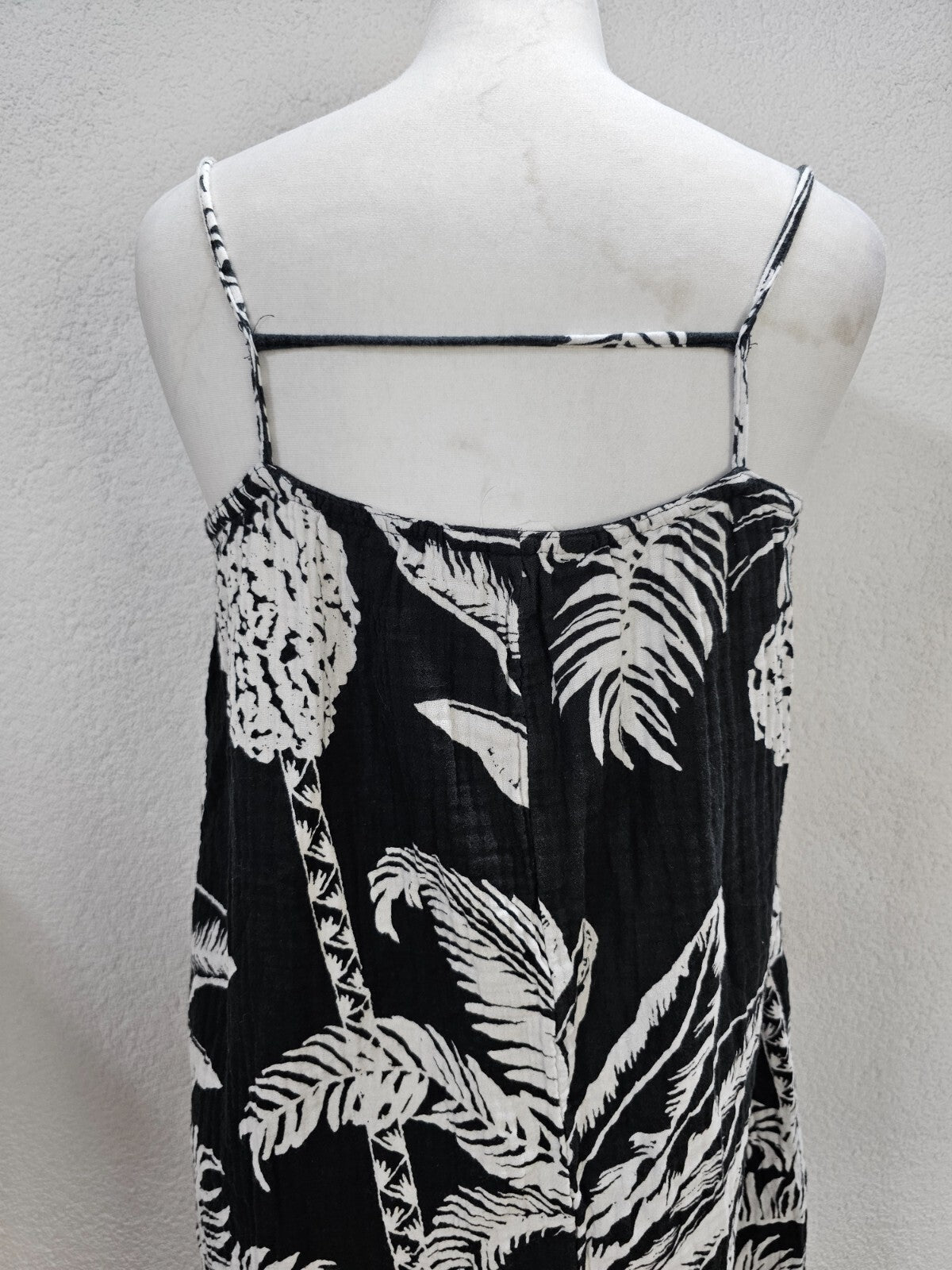 EK6156 Damen Kleid von H&M, schwarz/weiß, Gr. XS5