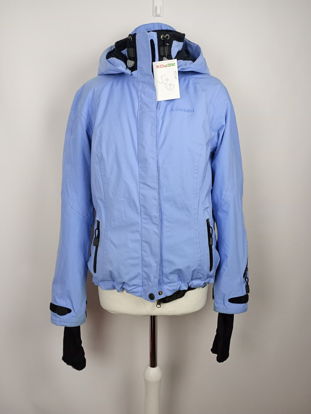 EK5328 Damen Winterjacke von Schöffel, blau/schwarz, Gr. 380