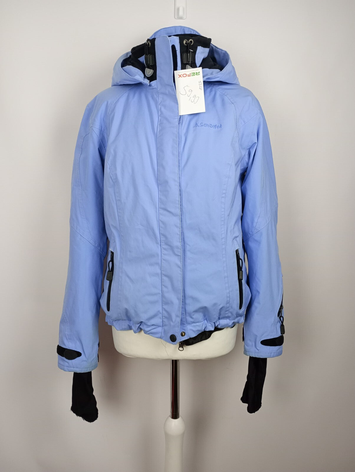 EK5328 Damen Winterjacke von Schöffel, blau/schwarz, Gr. 380