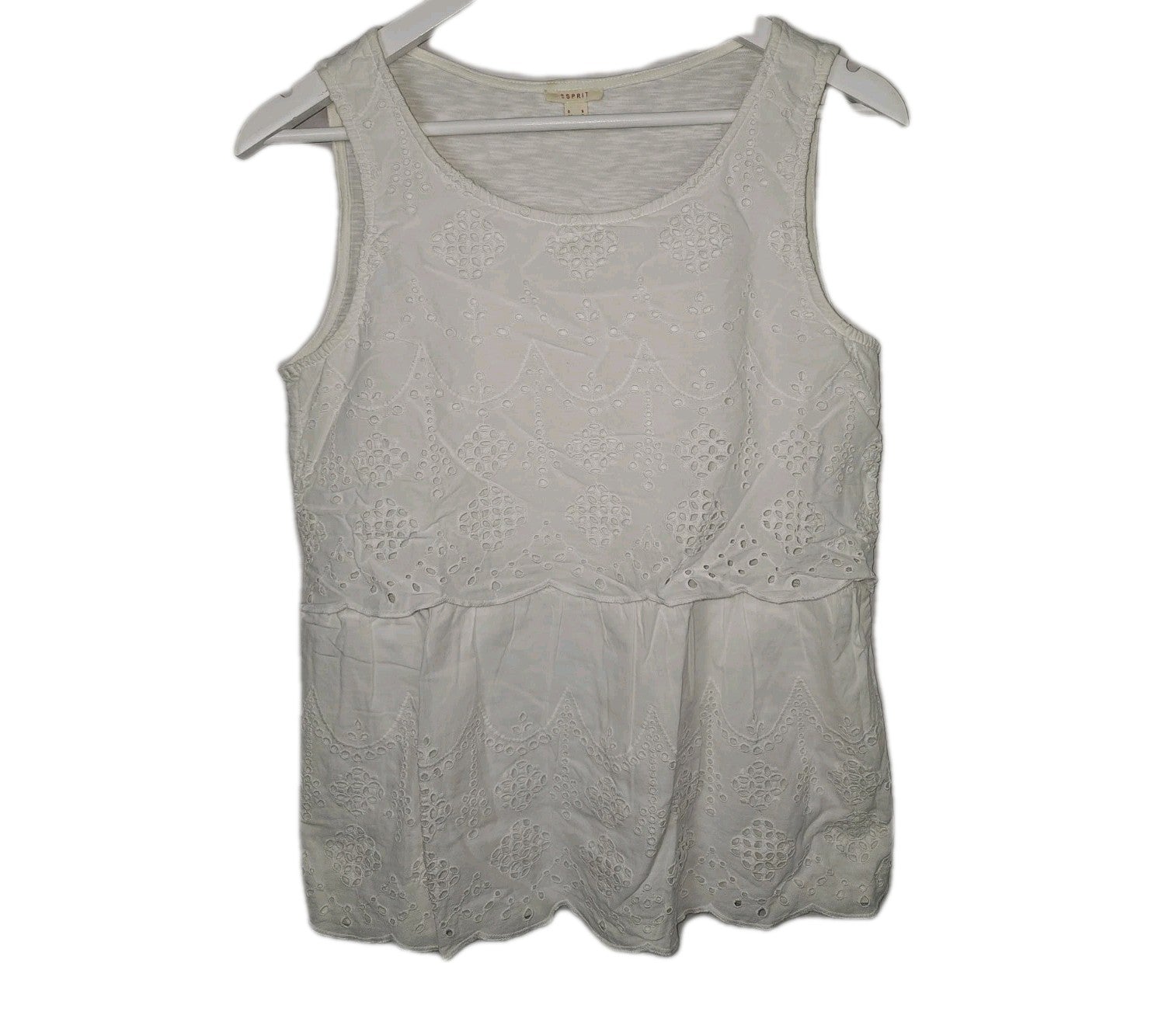 EK9429 Damen Trägershirt von Esprit, weiß, Gr.S0