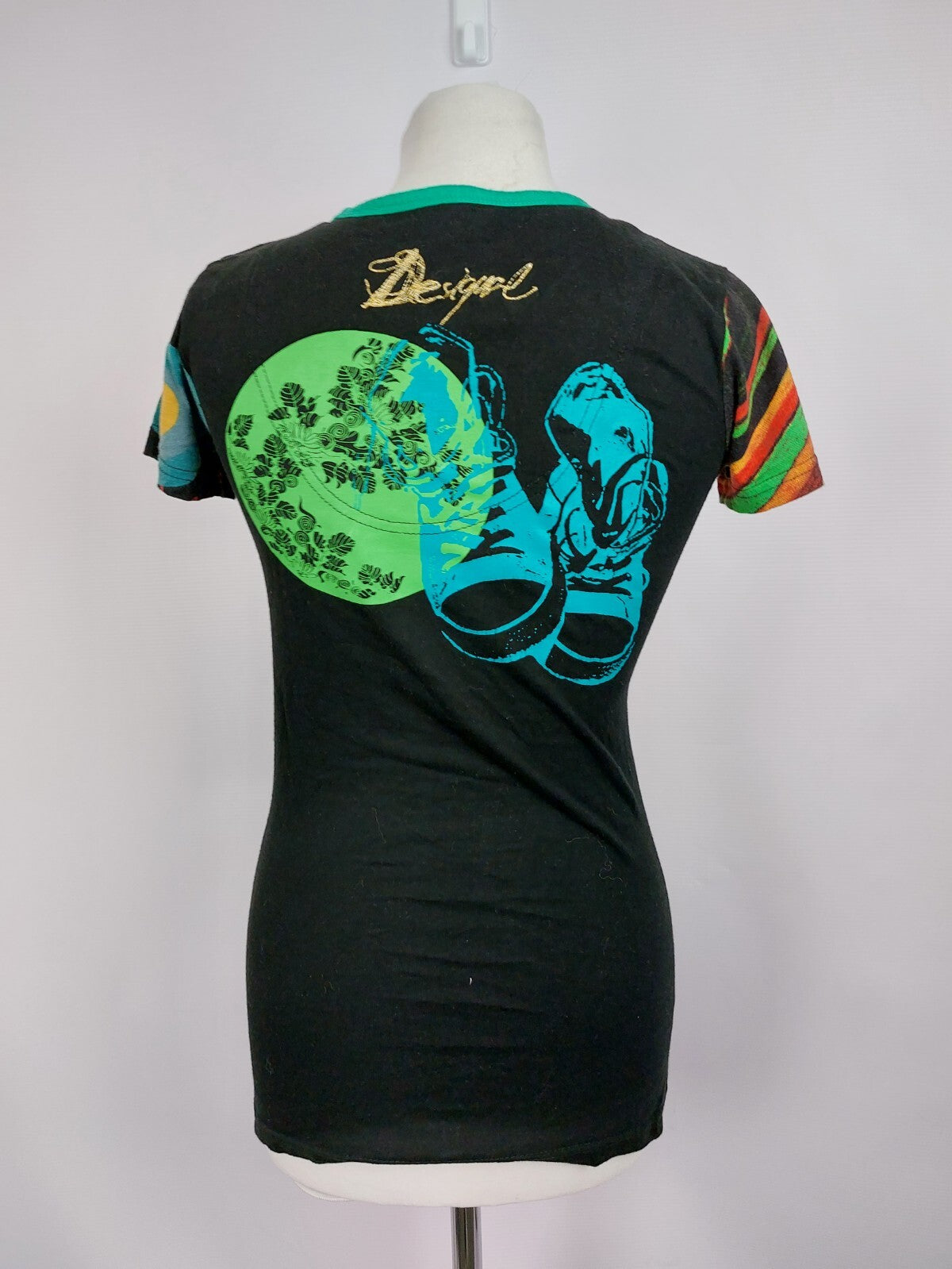 EK0015 Damen T-Shirt von Desigual, bunt, Gr.S4