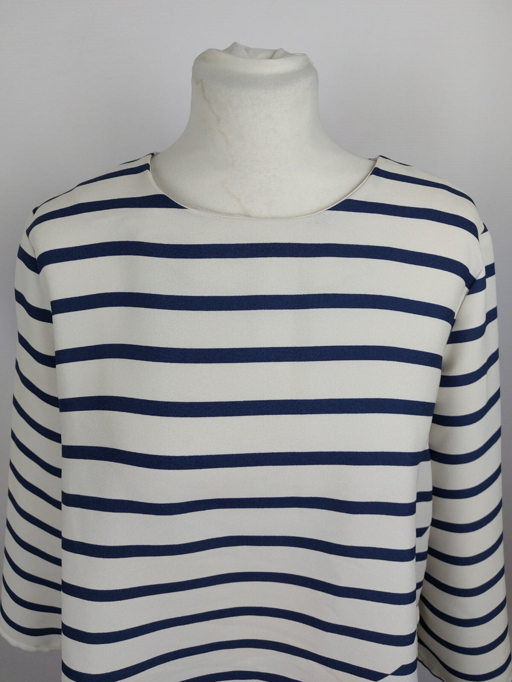 EK4702 Damen Shirt von Opus, blau/weiß, gestreift, gr. 361