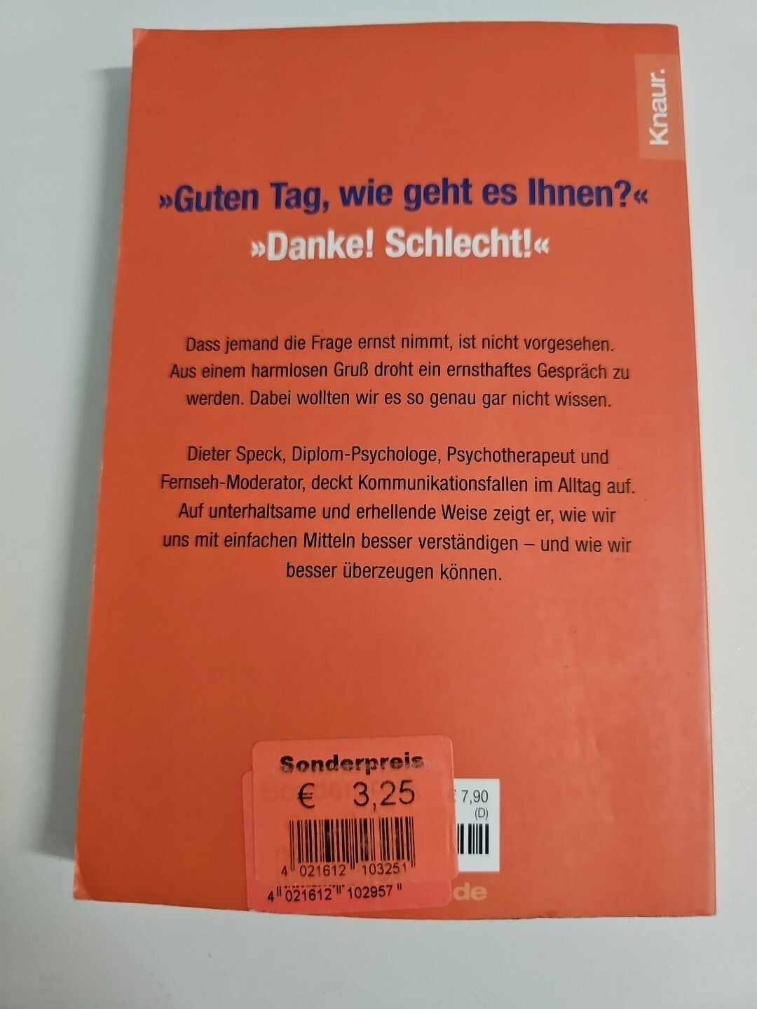 EB618 Guten Tag, wie geht es Ihnen? Dieter Speck 1