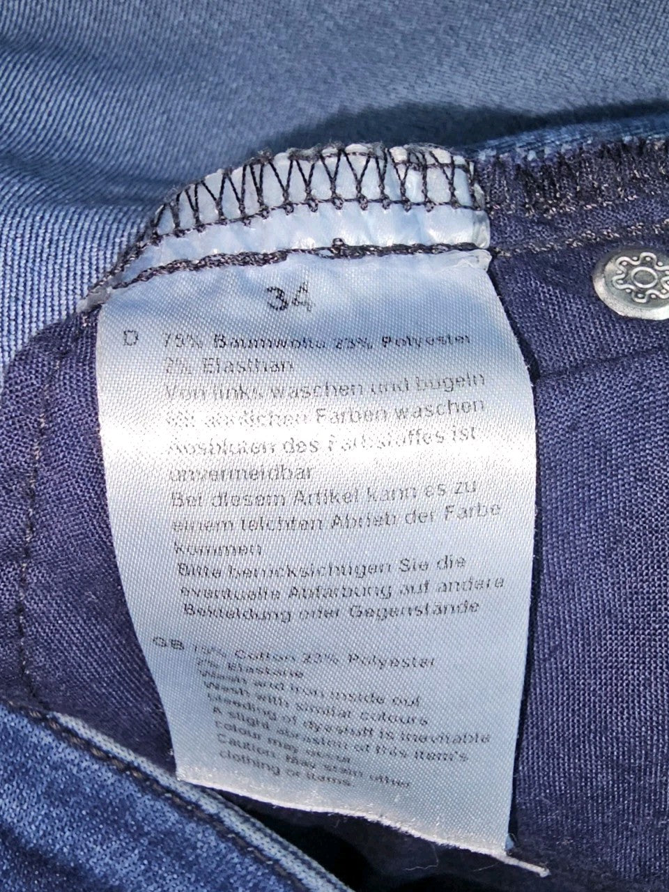 EK9934 Damen Jeans von Cest Paris, blau, Gr.345