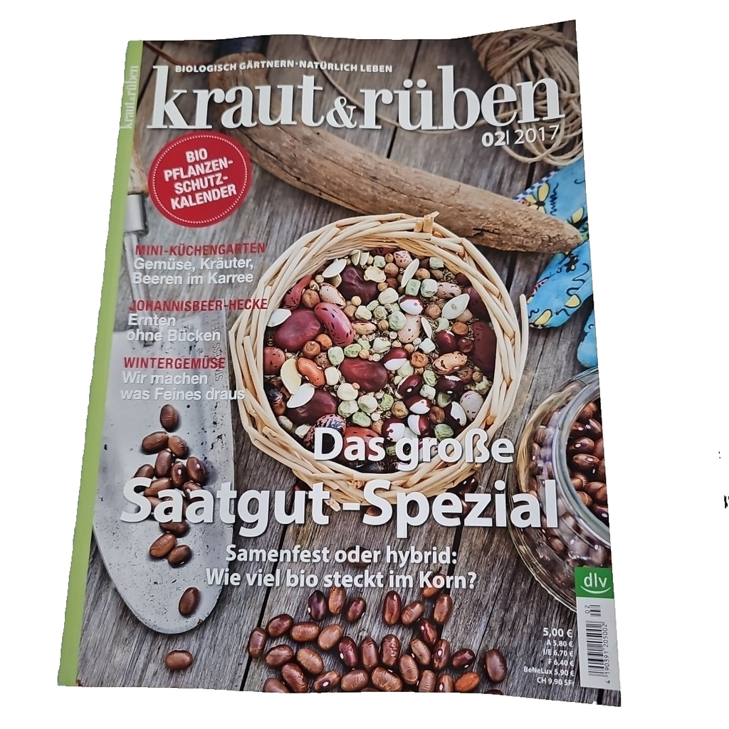 EB3493 Kraut&Rüben 2/2017 Saatgut-Spezial Frühlingsblüher Hummel Gemüsechips 0