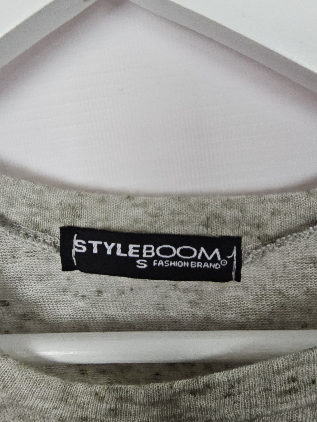 EK8890 Damen T-Shirt von Style Boom, Grau, Gr. S2