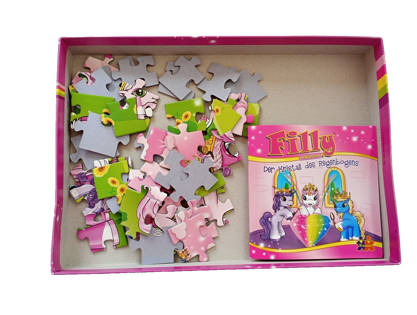 EB3582 Puzzle Filly Unicorn Pony  m Eionhorn Pferde 48 Teile noris1