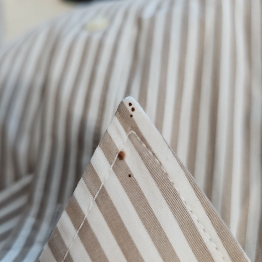 EK10265 Damen Kleid von H&M, braun-weiß, Gr.S4