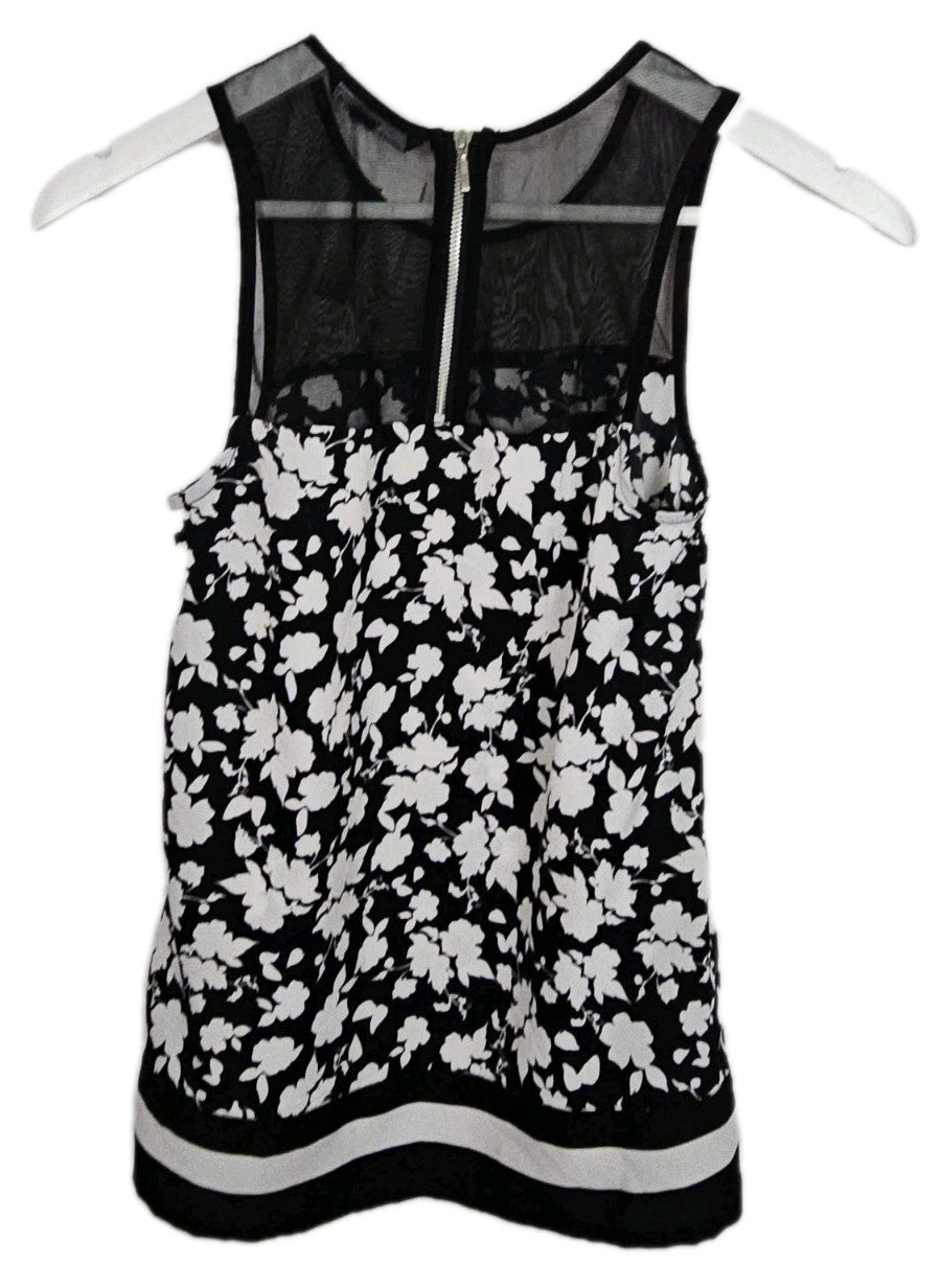 EK9731 Damen Bluse, Schwarz/Weiß, Gr. Ca S3