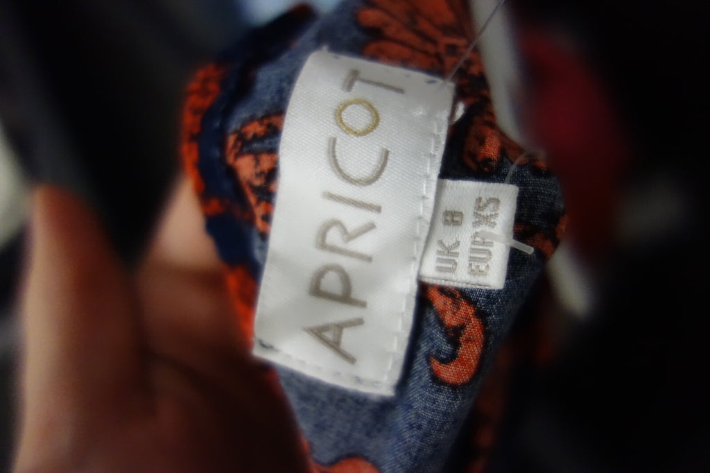 EK2415 Damen bluse von Apricot, blau-orange, Gr.XS4