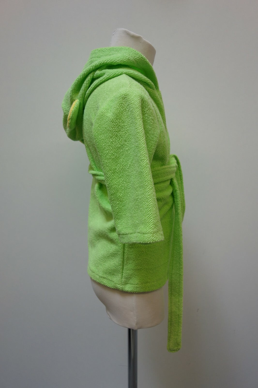 EK1090 Kinder Set Bademantel, Hausschuhe und Waschlappen im Froschstyle3