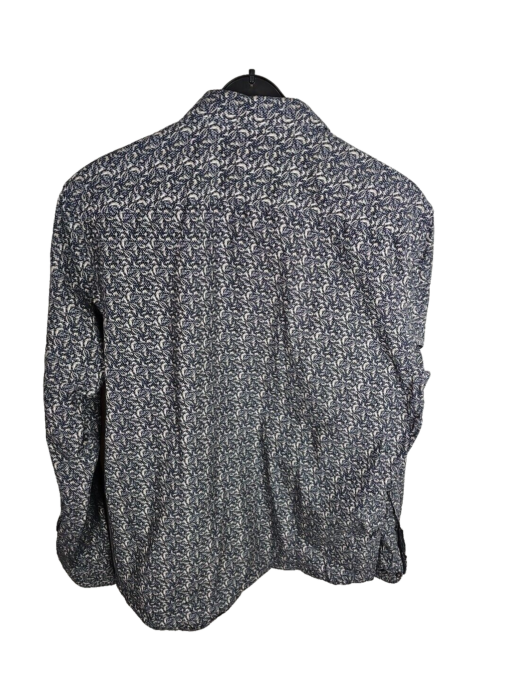 EK 1822 Herrenhemd Jupiter Smart Casual Blau Gemustert 100% Baumwolle2
