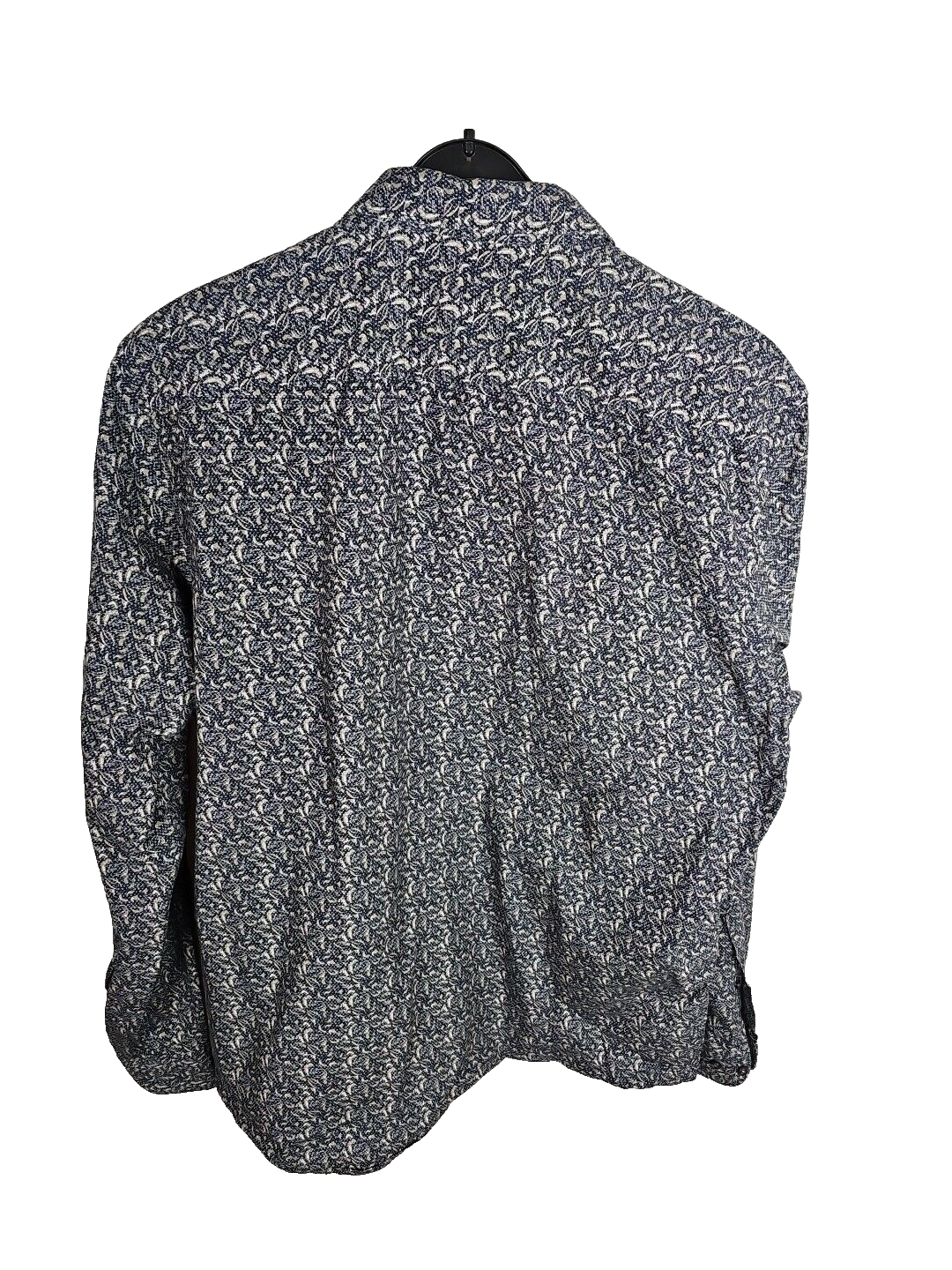 EK 1822 Herrenhemd Jupiter Smart Casual Blau Gemustert 100% Baumwolle2