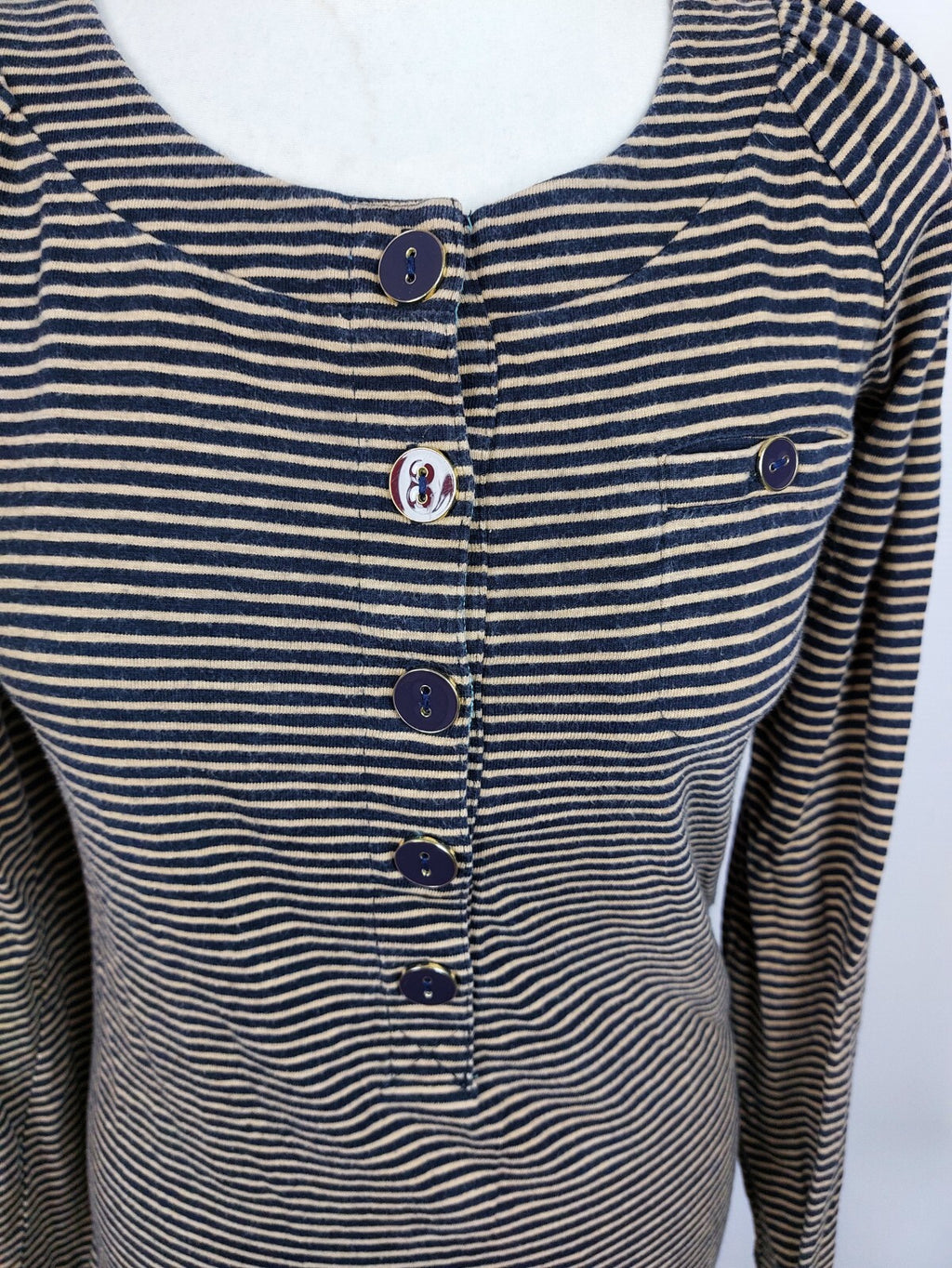 EK5038 Damen Longshirt von Joule, gestreift, Gr. S1