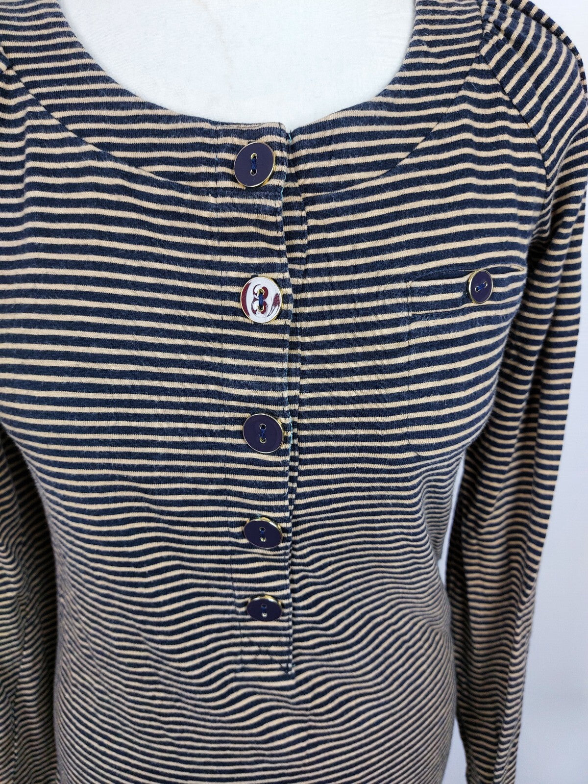 EK5038 Damen Longshirt von Joule, gestreift, Gr. S1