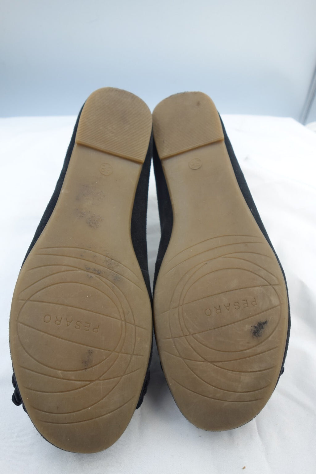 ES0369 Damen Ballerinas, schwarz von Pesaro, Gr. 385
