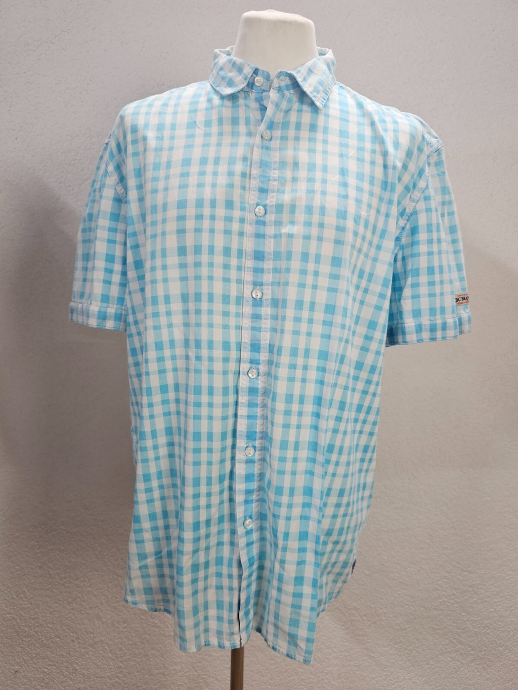 EK6056 Herren Hemd von edc, blau/weiß kariert, Gr. 2XL0