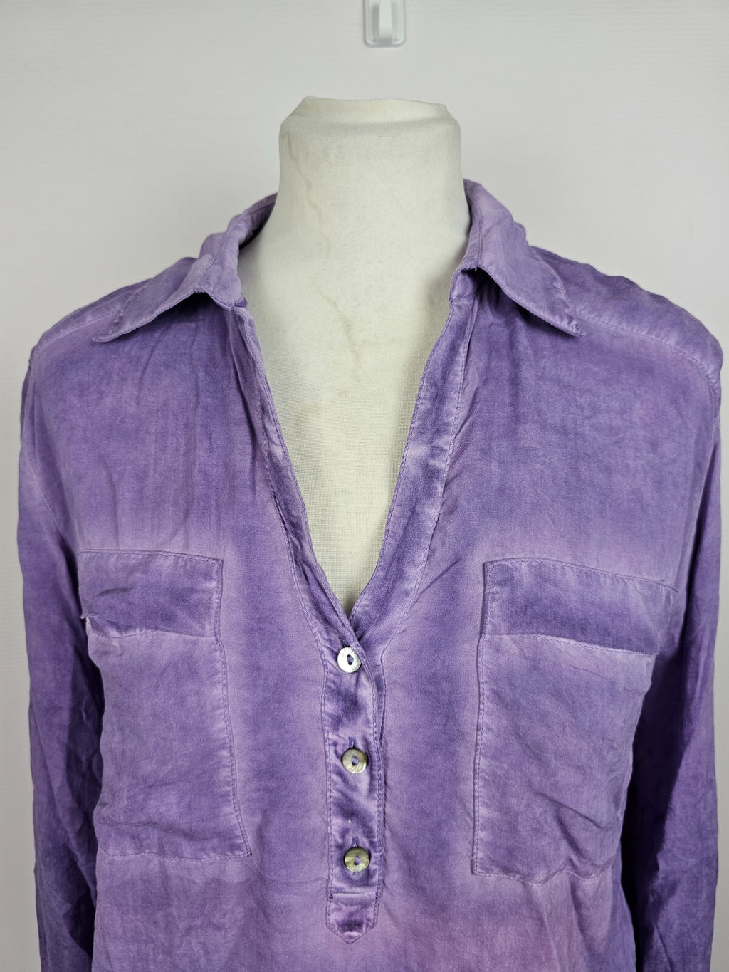 EK5375 Damen Bluse von s.Oliver, lila, Gr. S1